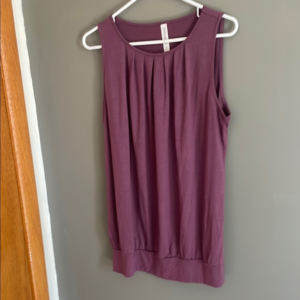 NWOT Sleeveless Purple Top
